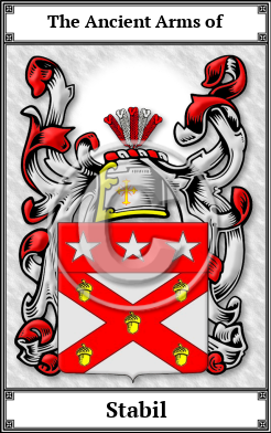 Stabil Family Crest Download (JPG) Book Plated - 600 DPI