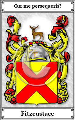 Fitzeustace Family Crest Download (JPG) Book Plated - 600 DPI