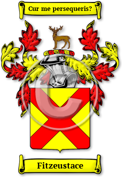 Fitzeustace Family Crest Download (JPG) Legacy Series - 600 DPI