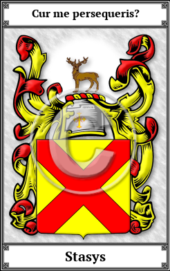 Stasys Family Crest Download (JPG) Book Plated - 600 DPI
