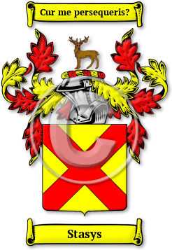 Stasys Family Crest Download (JPG) Legacy Series - 600 DPI