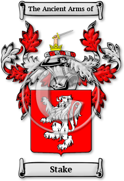 Stake Family Crest Download (jpg) Legacy Series - 150 DPI