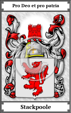 Stackpoole Family Crest Download (JPG)  Book Plated - 150 DPI