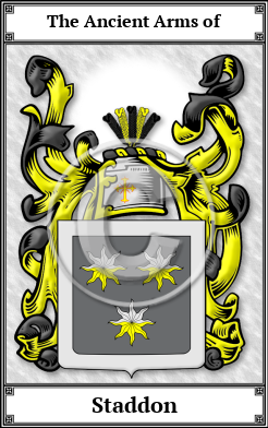 Staddon Family Crest Download (JPG)  Book Plated - 150 DPI