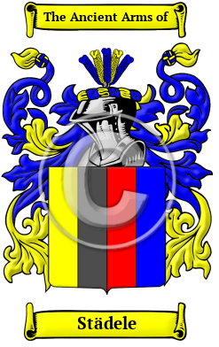Städele Family Crest/Coat of Arms