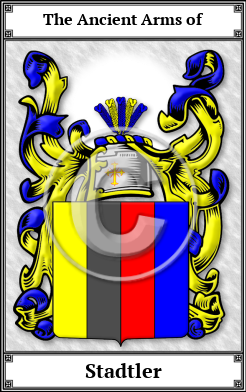 Stadtler Family Crest Download (JPG)  Book Plated - 150 DPI