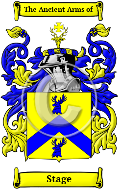 Stage Family Crest Download (JPG) Heritage Series - 600 DPI