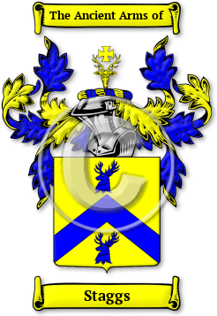 Staggs Family Crest Download (jpg) Legacy Series - 150 DPI