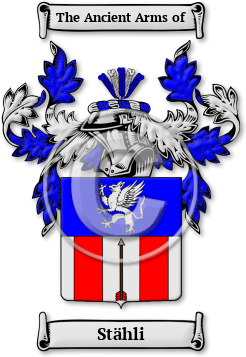 Stähli Family Crest Download (JPG) Legacy Series - 300 DPI