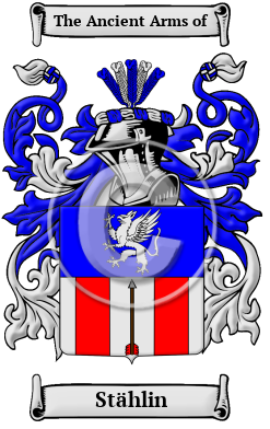 Stählin Family Crest Download (JPG) Heritage Series - 300 DPI
