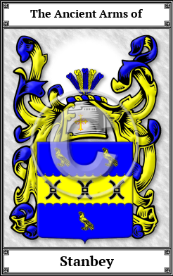 Stanbey Family Crest Download (JPG)  Book Plated - 150 DPI