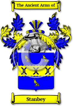 Stanbey Family Crest Download (jpg) Legacy Series - 150 DPI