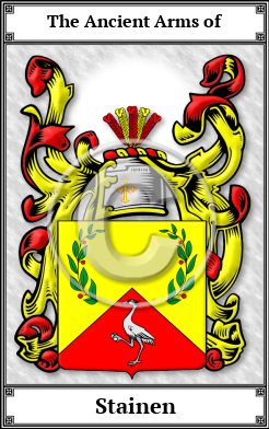Stainen Family Crest Download (JPG)  Book Plated - 150 DPI