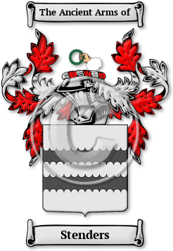 Stenders Family Crest Download (JPG) Legacy Series - 300 DPI