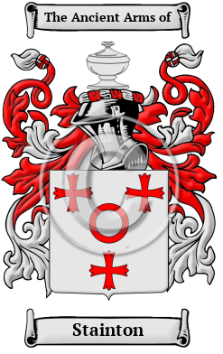 Stainton Family Crest Download (JPG) Heritage Series - 600 DPI