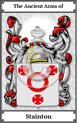 Stainton Family Crest Download (JPG) Book Plated - 600 DPI