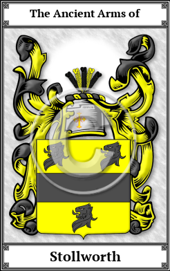 Stollworth Family Crest Download (JPG)  Book Plated - 150 DPI