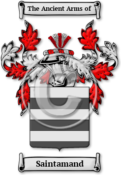 Saintamand Family Crest Download (jpg) Legacy Series - 150 DPI