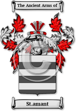 St.amant Family Crest Download (jpg) Legacy Series - 150 DPI
