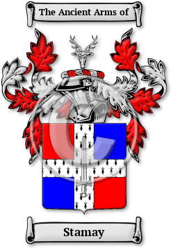 Stamay Family Crest Download (JPG) Legacy Series - 600 DPI