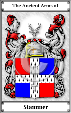 Stammer Family Crest Download (JPG)  Book Plated - 150 DPI