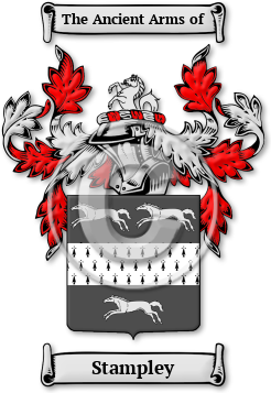 Stampley Family Crest Download (jpg) Legacy Series - 150 DPI
