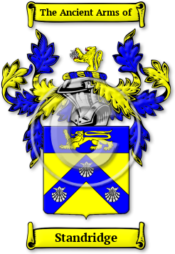 Standridge Family Crest Download (jpg) Legacy Series - 150 DPI