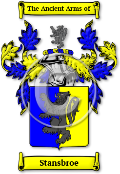 Stansbroe Family Crest Download (jpg) Legacy Series - 150 DPI