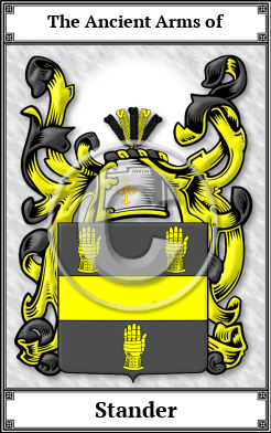 Stander Family Crest Download (JPG)  Book Plated - 150 DPI