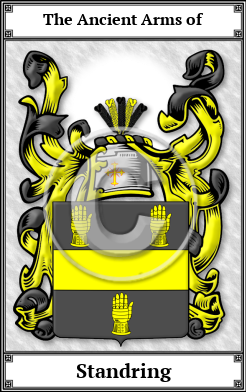 Standring Family Crest Download (JPG) Book Plated - 600 DPI