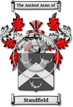 Standfield Family Crest Download (jpg) Legacy Series - 150 DPI