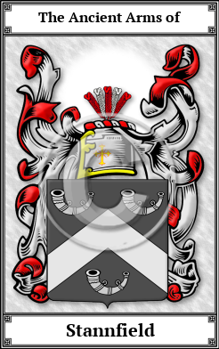 Stannfield Family Crest Download (JPG)  Book Plated - 150 DPI