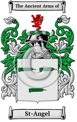 St-Angel Family Crest Download (JPG) Heritage Series - 300 DPI
