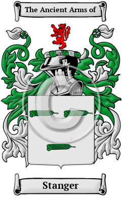 Stanger Family Crest/Coat of Arms