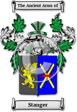 Stanger Family Crest Download (jpg) Legacy Series - 150 DPI
