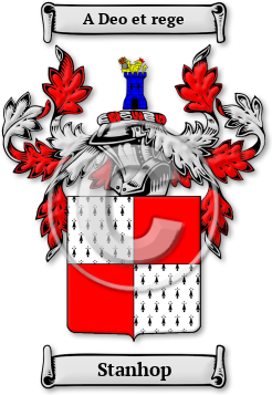 Stanhop Family Crest Download (jpg) Legacy Series - 150 DPI