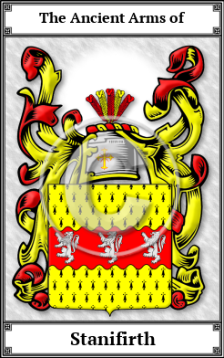 Stanifirth Family Crest Download (JPG)  Book Plated - 150 DPI