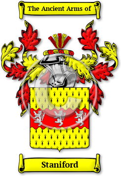Staniford Family Crest Download (jpg) Legacy Series - 150 DPI