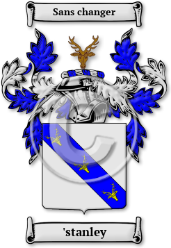 'stanley Family Crest Download (jpg) Legacy Series - 150 DPI