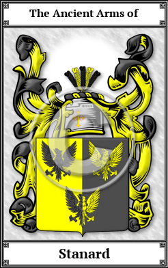 Stanard Family Crest Download (JPG) Book Plated - 600 DPI