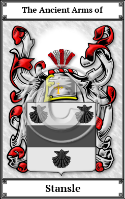Stansle Family Crest Download (JPG)  Book Plated - 150 DPI