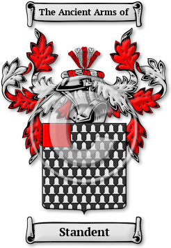 Standent Family Crest Download (jpg) Legacy Series - 150 DPI