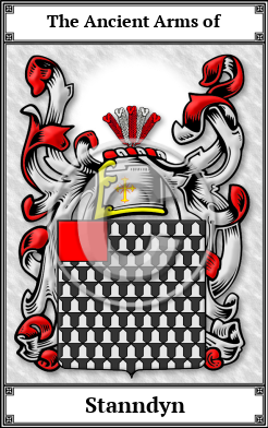 Stanndyn Family Crest Download (JPG)  Book Plated - 150 DPI