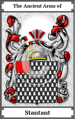 Stantant Family Crest Download (JPG)  Book Plated - 150 DPI