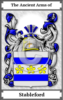 Stableford Family Crest Download (JPG) Book Plated - 600 DPI