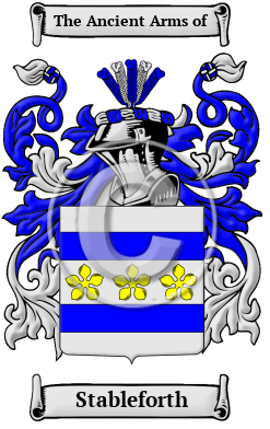 Stableforth Family Crest Download (JPG) Heritage Series - 600 DPI