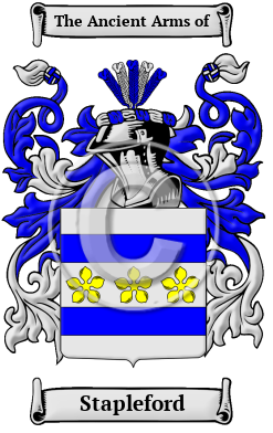 Stapleford Family Crest Download (JPG) Heritage Series - 600 DPI