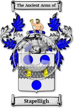 Stapelligh Family Crest Download (jpg) Legacy Series - 150 DPI
