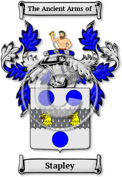 Stapley Family Crest Download (jpg) Legacy Series - 150 DPI