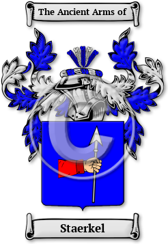 Staerkel Family Crest Download (jpg) Legacy Series - 150 DPI
